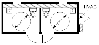 Restroom, 8x20 HCD 