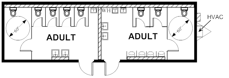 Restroom, 12x42 HCD 