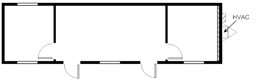 Office, 12x44 HCD