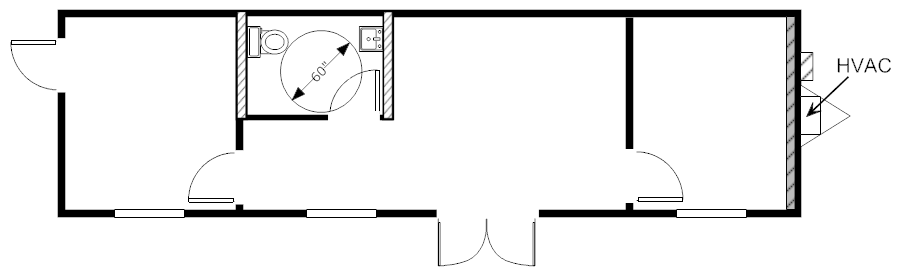 Office, 12x44 HCD
