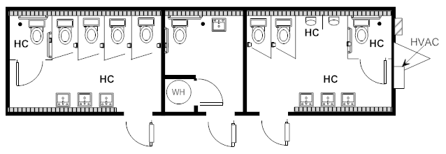 Restroom, 12x44 TX 