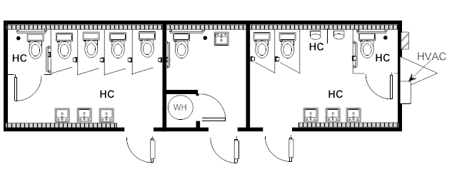 Restroom, 12x44 TX 